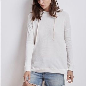 Velvet by Graham & Spence waffle knit hoodie